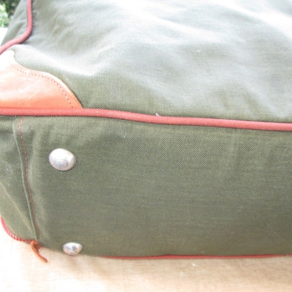 Andiamo Large Soft Collapsible Carry On Luggage Suitcase Bag Green 25" x 17" - Picture 6 of 12